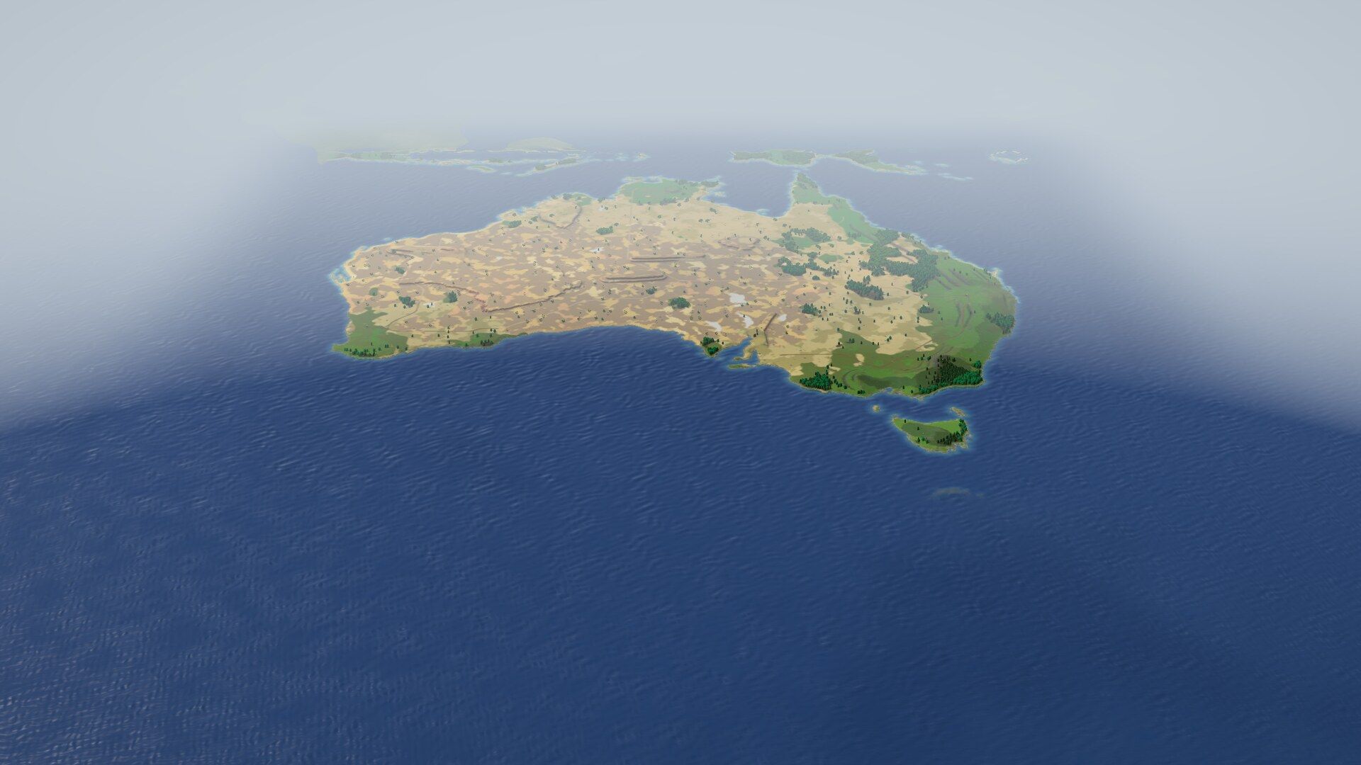 Australia, a real place, from the air